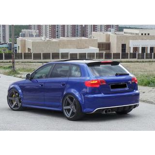 Alerón DPT V-2 (2003-2008, Negro Brillante) Audi A3 2003-2012 foto 2