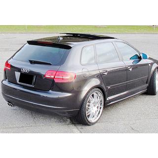 Alerón DPT V-4 (Negro Brillante) Audi A3 2003-2012 foto 4