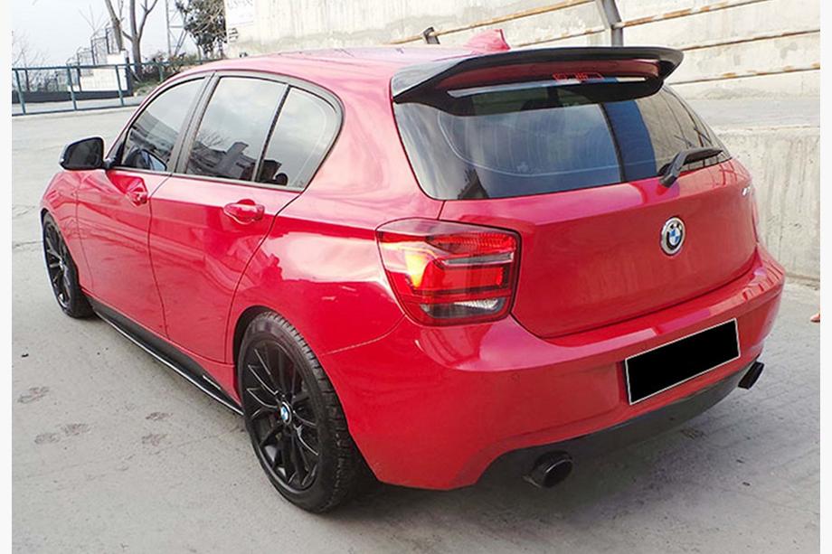 BMW 1 Series F20/F21 2011-2019 Alerón DPT V1 (para F20/F21, Negro Brillante) Foto 2