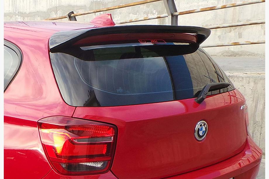 BMW 1 Series F20/F21 2011-2019 Alerón DPT V1 (para F20/F21, Negro Brillante) Foto 3