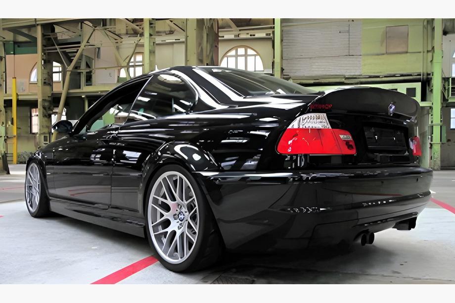 BMW 3 Series E46 1998-2006 Alerón CSL-Style (para Coupe, Negro Brillante) Image