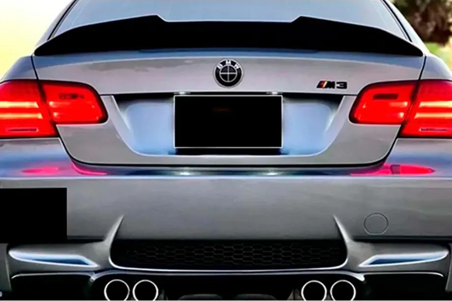 BMW 3 Series E92/E93 2006–2013 Alerón PSM-Style (para E92, Negro Brillante) Image