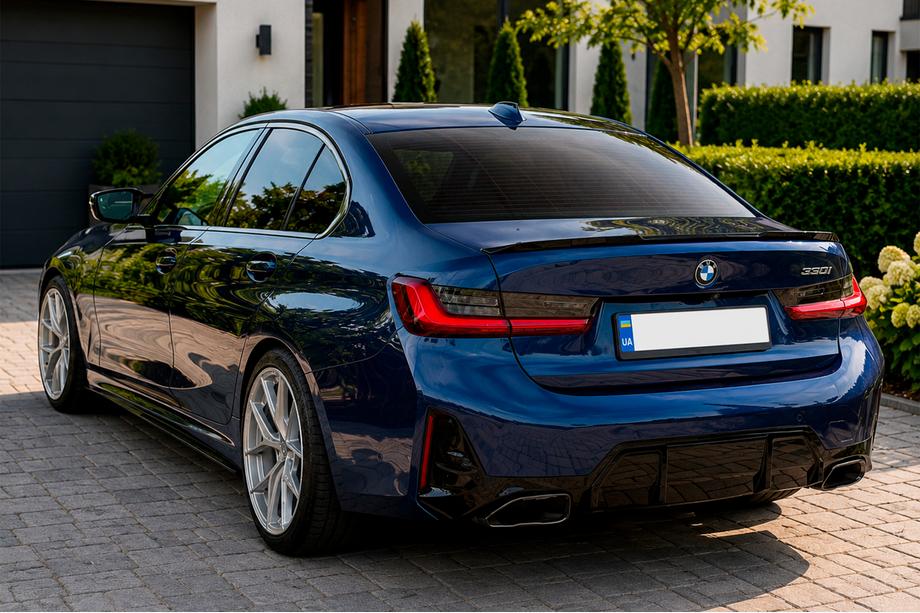 BMW 3 Series G20/G21 2018- Alerón estilo M3 (para G20/G80, negro brillo) Foto 2