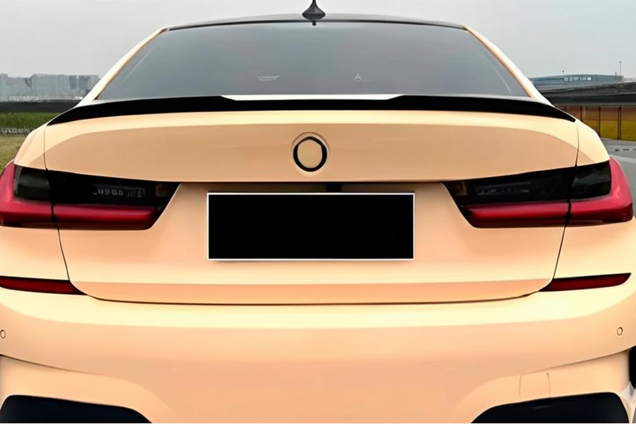 BMW 3 Series G20/G21 2018- Alerón estilo M3 (para G20/G80, negro brillo) Foto 1