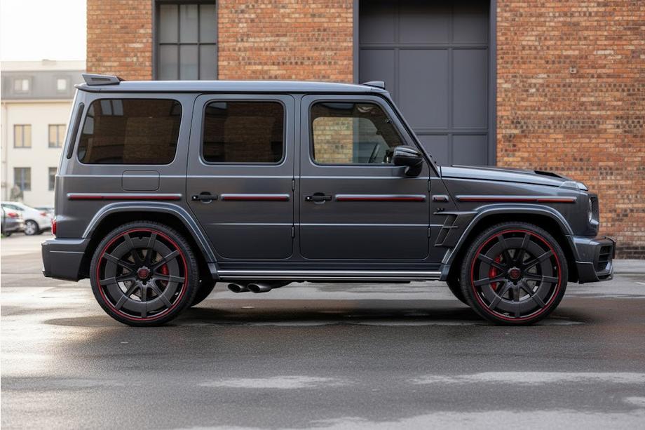 Mercedes G class W463 1990-2018 Llantas forjadas de aluminio y carbono G900 (R24, juego de 4) Foto 2
