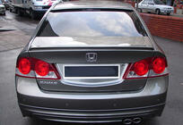 Honda Civic Sedan VIII 2006-2011 Alerón DPT (imprimado para pintar) foto 7