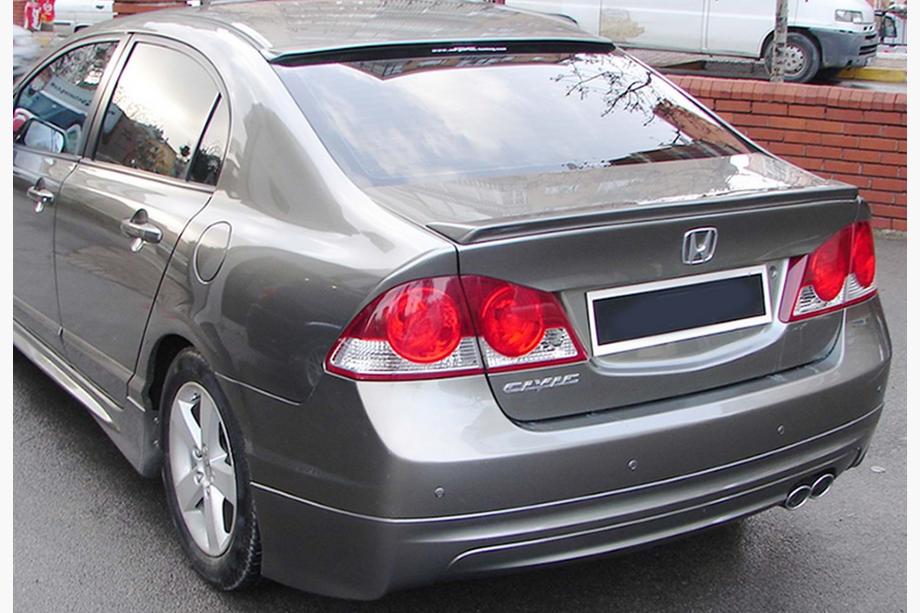 Honda Civic Sedan VIII 2006-2011 Alerón DPT (imprimado para pintar) Foto 6