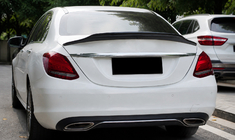 Mercedes C-class W205 2014-2021 Alerón DPT V-2 (Negro Brillante) foto 1
