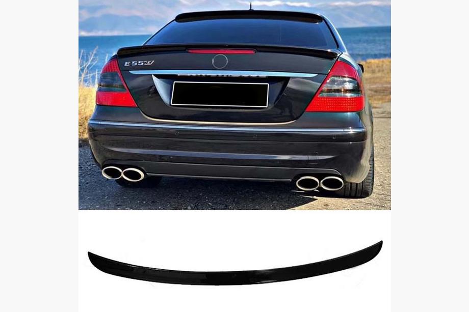 Mercedes E-class W211 2002-2009 Alerón DPT (Negro Brillante) Image