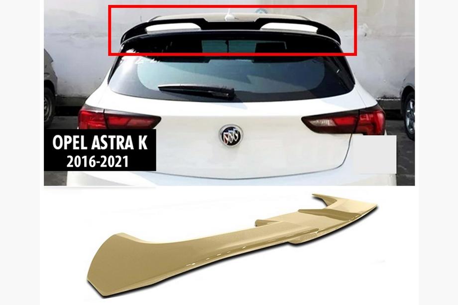 Opel Astra K 2016-2021 Alerón DPT V-1 (Negro Brillante) Image