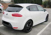 Seat Leon 2005-2012 Alerón DPT V-4 (2009-2012, Negro Brillante) foto 4