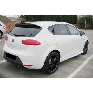 Alerón DPT V-4 (2009-2012, Negro Brillante) Seat Leon 2005-2012 foto 4