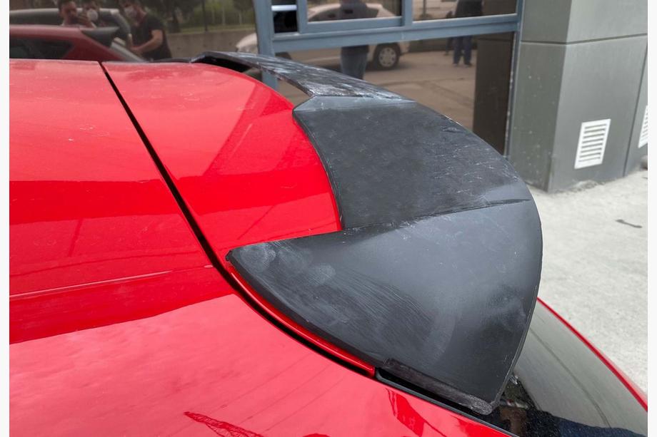 Seat Leon 2013-2020 Alerón DPT V-5 (Negro Brillante) Image