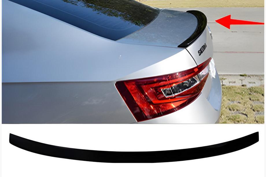 Skoda Superb 2015-2024 Alerón DPT V-1 (2019-2024, Negro Brillante) Image