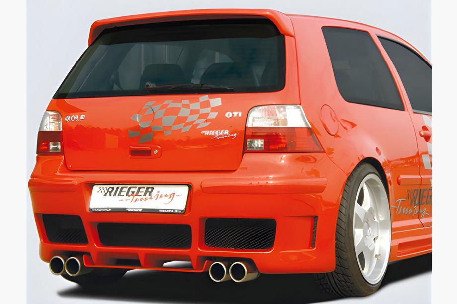 Volkswagen Golf 4 1997-2006 Alerón DPT V-2 (HB, Negro Brillante) Image
