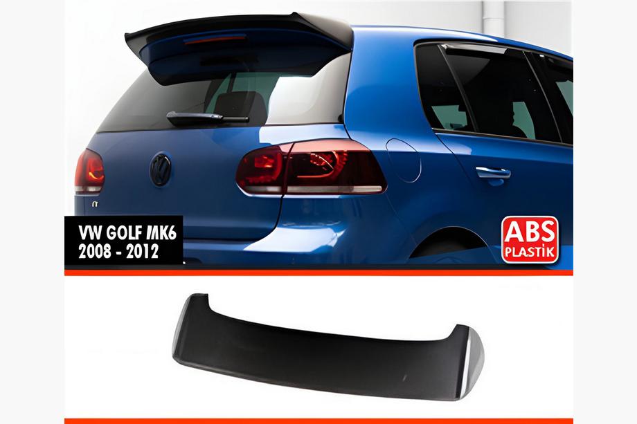 Volkswagen Golf 6 2008-2014 Alerón DPT V-2 (HB, Negro Brillante) Foto 1