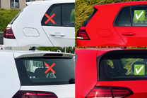Volkswagen Golf 7/E-Golf 2012-2020 Spoiler DPT V-2 (para GTI / R HB, negro brillo) foto 10