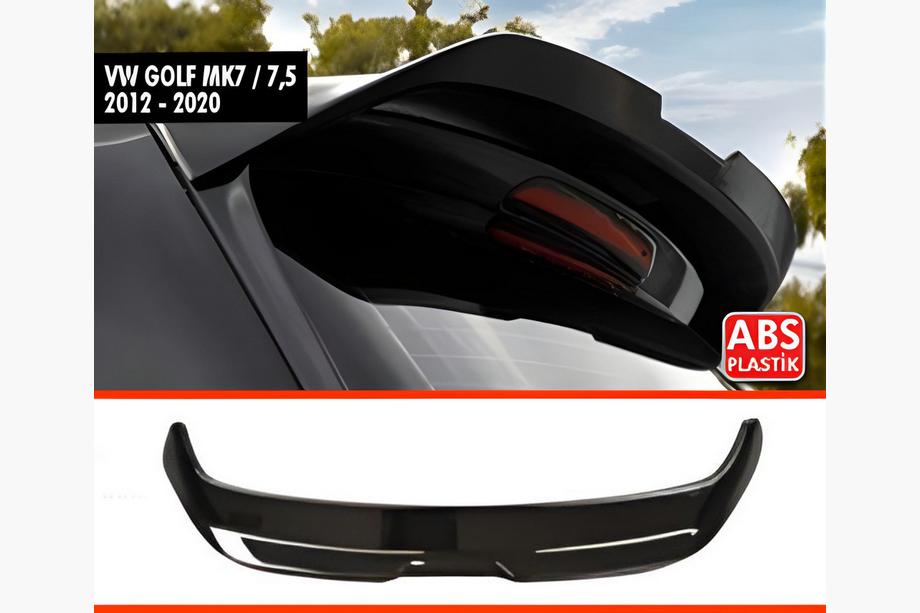 Volkswagen Golf 7/E-Golf 2012-2020 Alerón trasero DPT V-5 (para Base HB, negro brillo) Foto 1