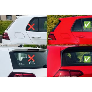 Spoiler trasero DPT V-9 (para GTI / R HB, negro brillo) Volkswagen Golf 7/E-Golf 2012-2020 foto 4