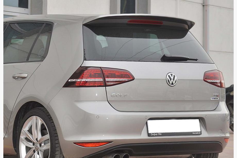 Volkswagen Golf 7/E-Golf 2012-2020 Spoiler DPT V-11 (para Base HB, negro brillo) Image