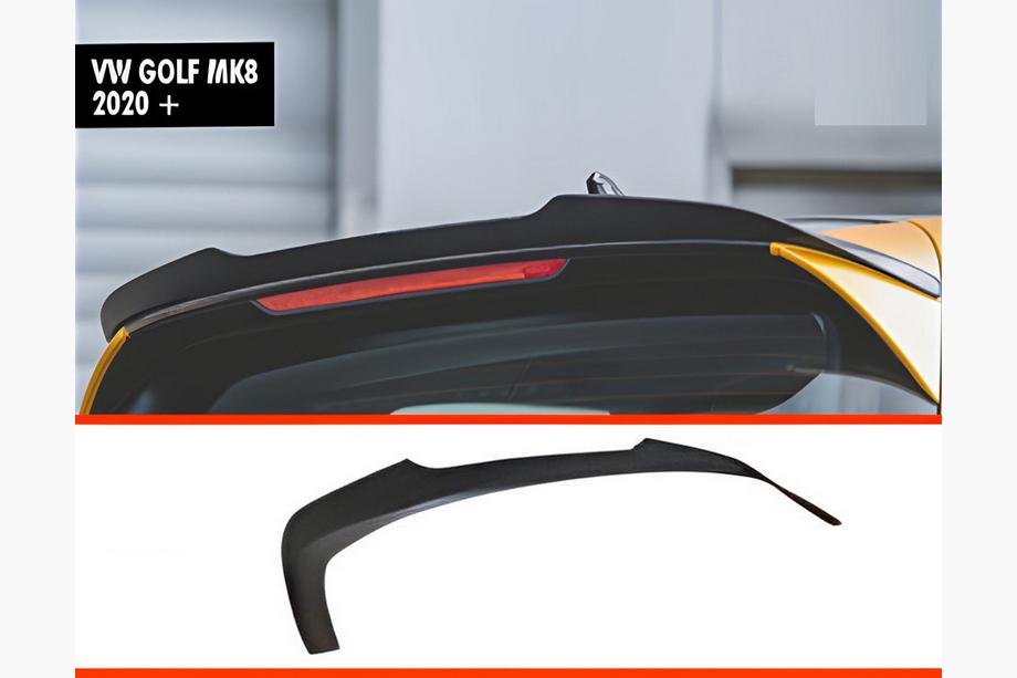 Volkswagen Golf 8 2019- Spoiler DPT V-4 (HB, Negro Brillante) Image