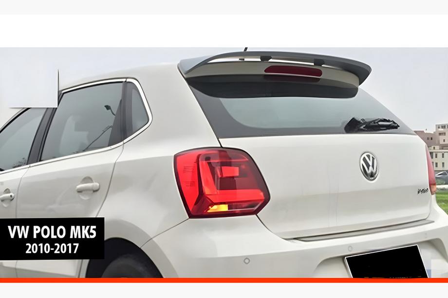 Volkswagen Polo 2010-2017 Alerón DPT V-5 (HB, Negro Brillante) Image