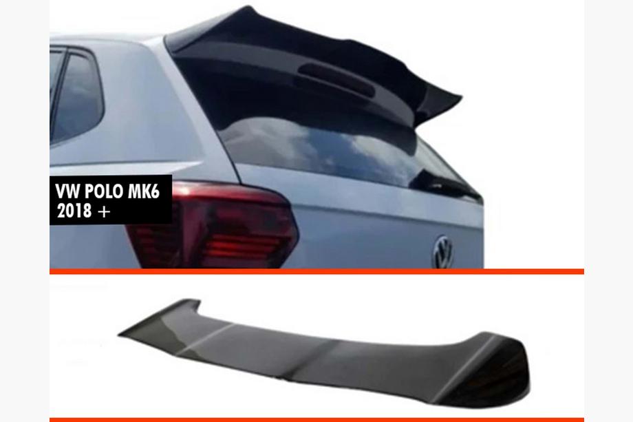 Volkswagen Polo 2017- Alerón DPT V-2 (2017-2021, HB, Negro Brillante) Foto 1