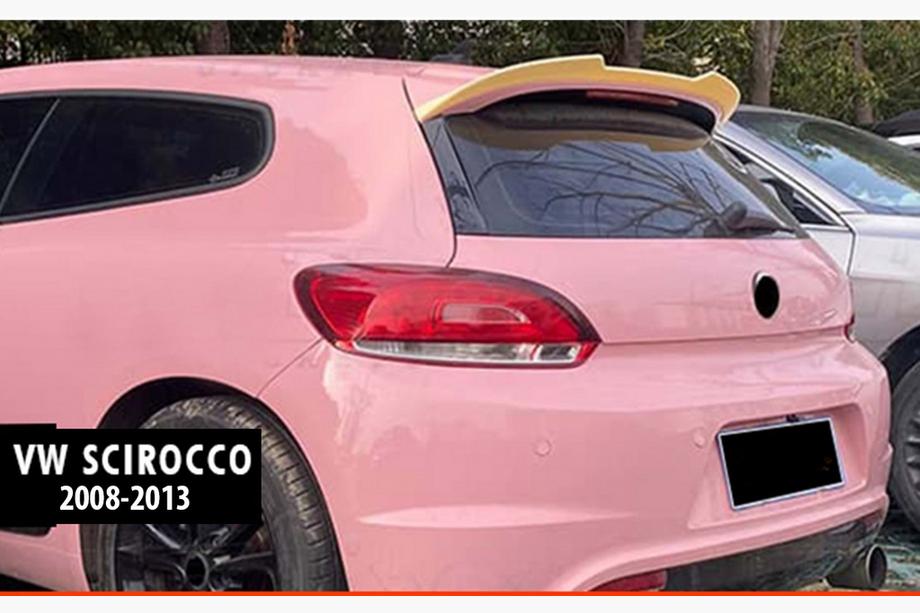 Volkswagen Scirocco 2008-2017 Alerón Trasero DPT V-5 (2008-2013, Negro Brillante) Image
