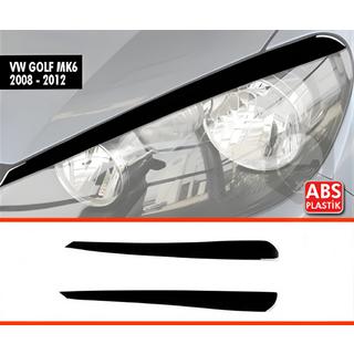 Pestañas Faros DPT (2uds, Negro Brillante)