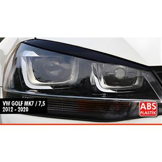 Pestañas Faros DPT (2uds, Negro Brillante) Volkswagen Golf 7/E-Golf 2012-2020
