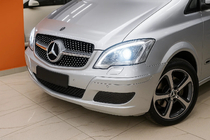 Mercedes Vito W639 2004-2014 Parrilla Delantera Diamond Silver (2010-2014) foto 1