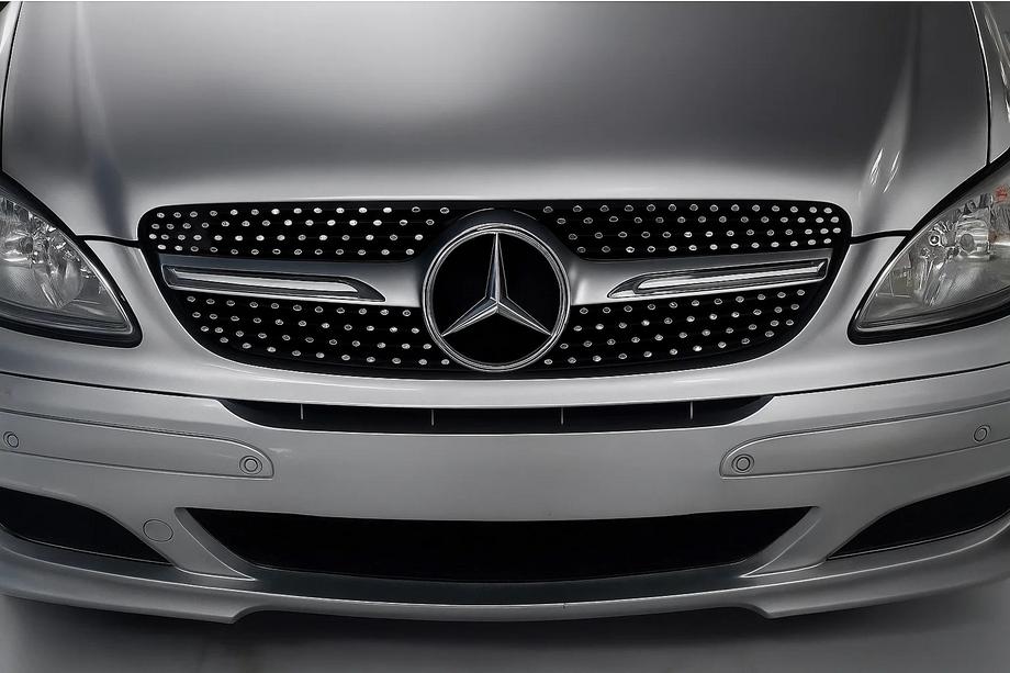 Mercedes Vito W639 2004-2014 Parrilla Delantera Diamond Silver (2004-2010) Image