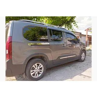 Molduras de puerta corredera en acero inoxidable (2 uds.) Citroen Berlingo/Multispace 2018- foto 1
