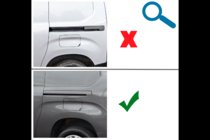 Toyota Proace City 2016- Molduras de puerta corredera en acero inoxidable (2 uds.) foto 7