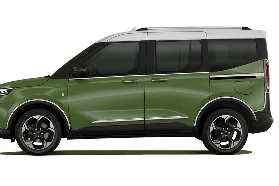 Ford Courier 2023- Molduras de puertas OmsaLine (4 uds, acero inoxidable) Image