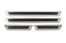 Protectores de umbral universales Carbono (4 uds, acero inoxidable) foto 2