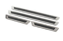 Protectores de umbral universales Carbono (4 uds, acero inoxidable) foto 3