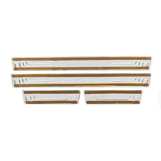 Protectores universales de umbral Citroen V-2 (4 uds, acero inoxidable) foto 4