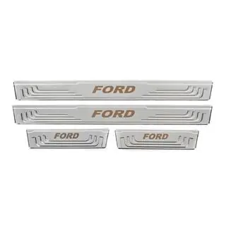 Protectores de umbral universales Ford V-2 (4 uds., acero inoxidable) foto 2