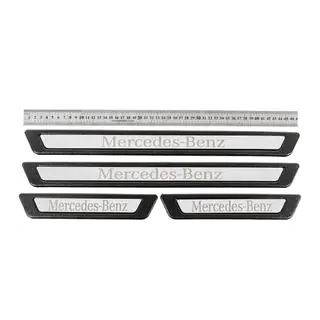 Protectores de umbral universales Mercedes V-3 (4 uds., acero inoxidable) foto 1