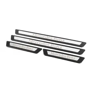 Protectores de umbral universales Mercedes V-3 (4 uds., acero inoxidable) foto 3