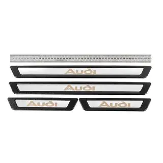 Protectores de umbral universales Audi V-3 (4 uds, acero inoxidable) foto 1