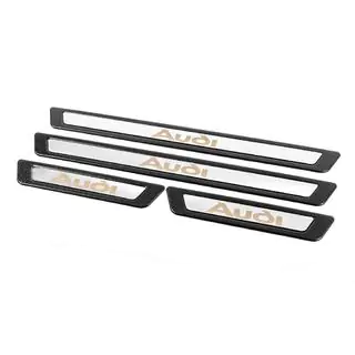 Protectores de umbral universales Audi V-3 (4 uds, acero inoxidable) foto 3