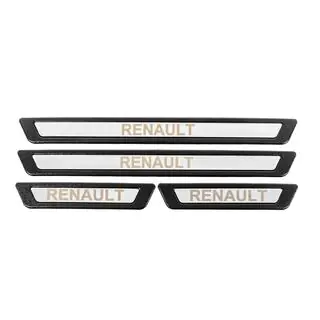 Protectores de umbral universales Renault V-3 (4 uds., acero inoxidable) foto 2
