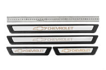 Chevrolet Protectores universales de umbral Chevrolet V-3 (4 uds, acero inoxidable) foto 1