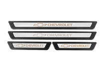 Chevrolet Protectores universales de umbral Chevrolet V-3 (4 uds, acero inoxidable) foto 2