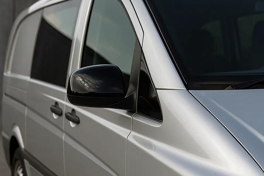 Mercedes Vito W639 2004-2014 Cubiertas de Espejos Negras (2004-2010, Acero Inoxidable) Foto 1