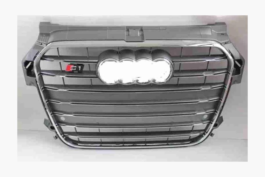 Audi A1 2010-2018 Parrilla delantera S-Style (2010-2014, gris con cromo) Image