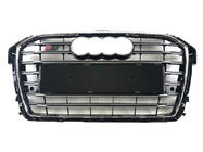 Audi A1 2010-2018 Parrilla delantera S-Style (2014-2018, negra con cromo) foto 1