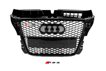Audi A3 2003-2012 Parrilla Delantera RS-Style (2008-2012, negra con cromo) foto 1